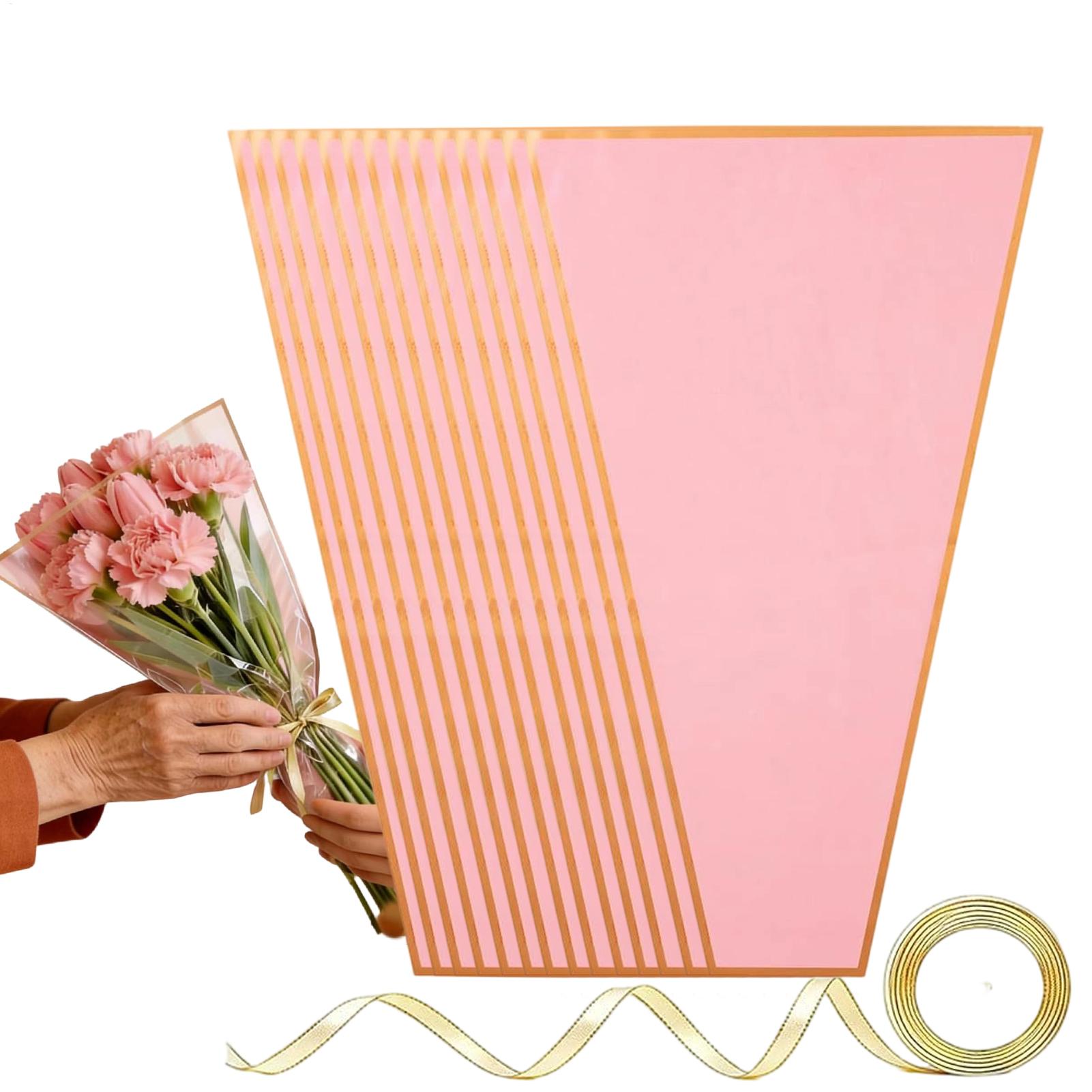 Flower Wrapping Bags 50 Pieces - Florist Supply Ribbon review and price