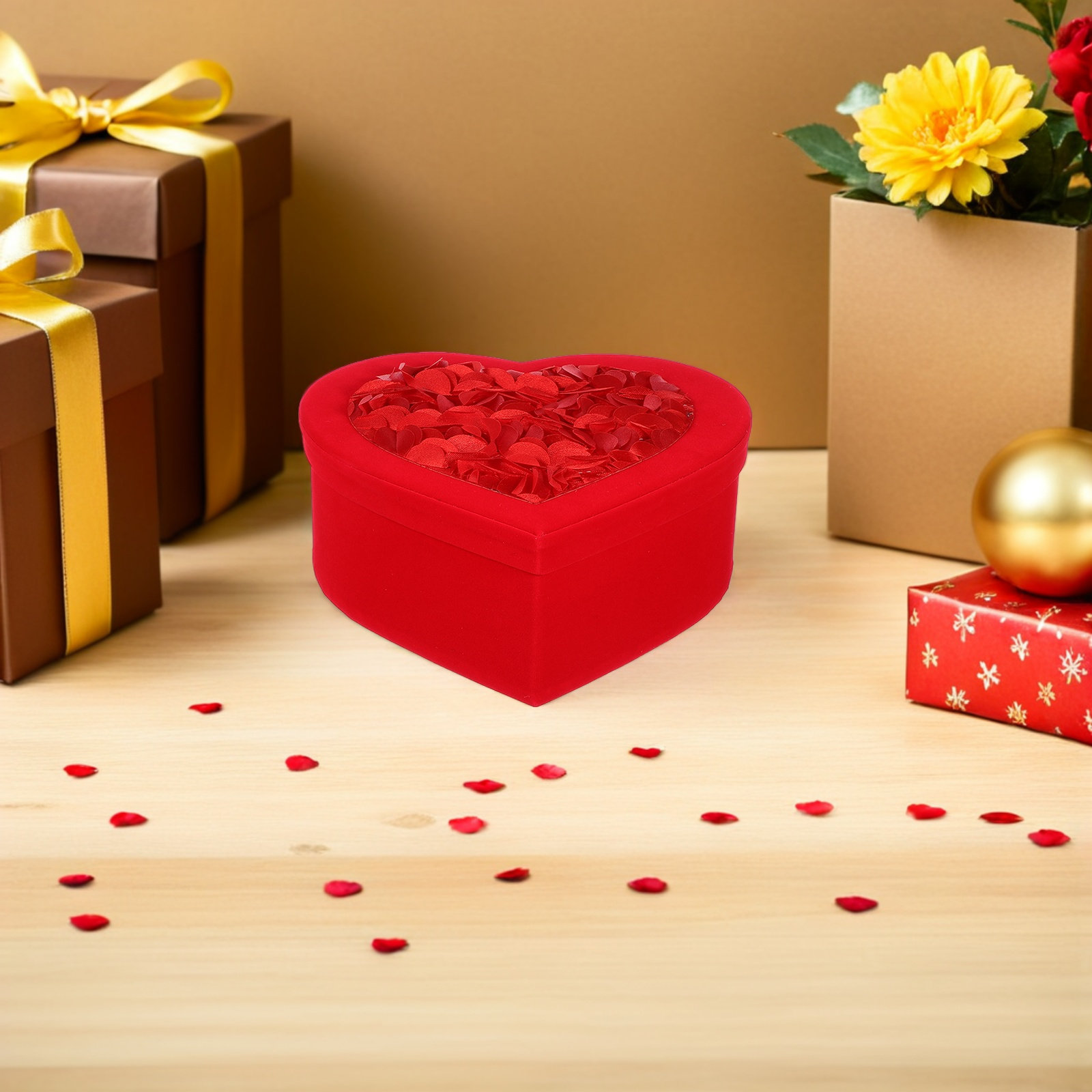 Heart Shaped Valentine Box Bou - Bouquet Holder Foam review and price