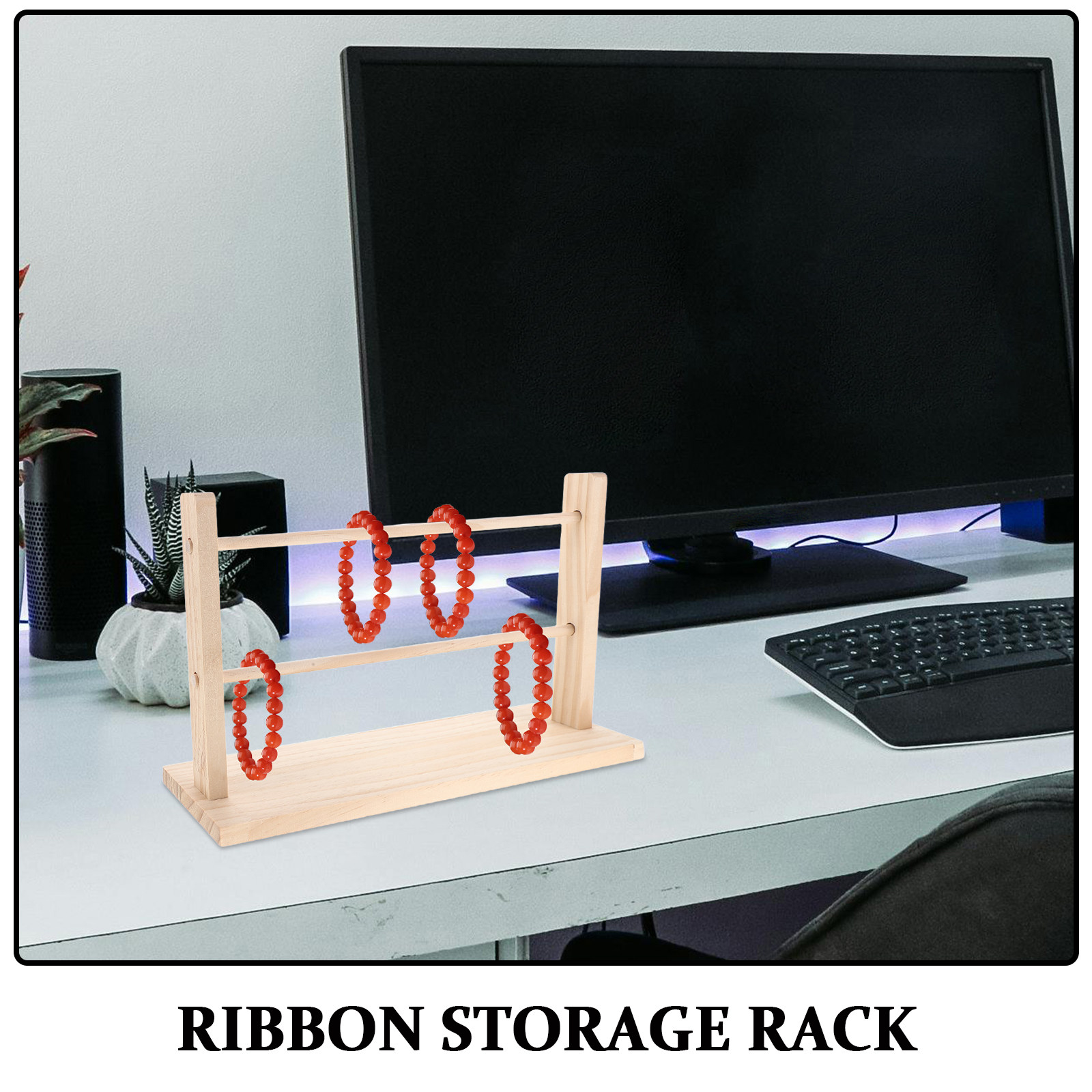 Wooden Ribbon Organizer Stand  - Florist Supply Ribbon review and price