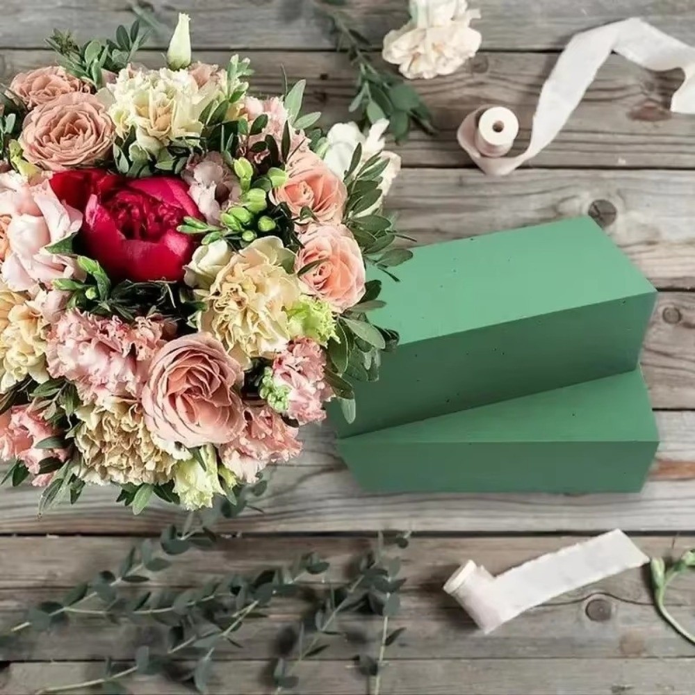 Green Flower Arrangement Foam  - Bouquet Holder Foam review and price