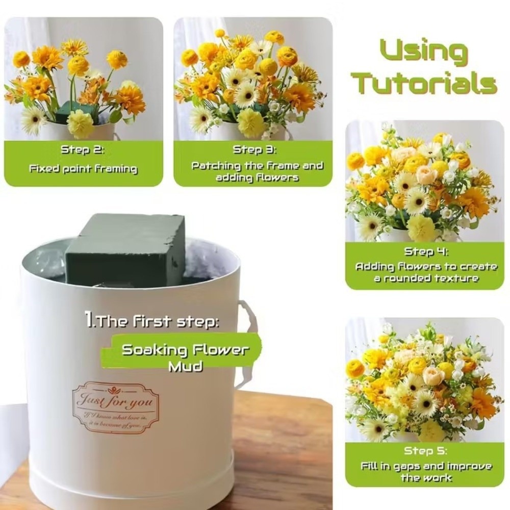 Green Flower Arrangement Foam  - Bouquet Holder Foam review and price