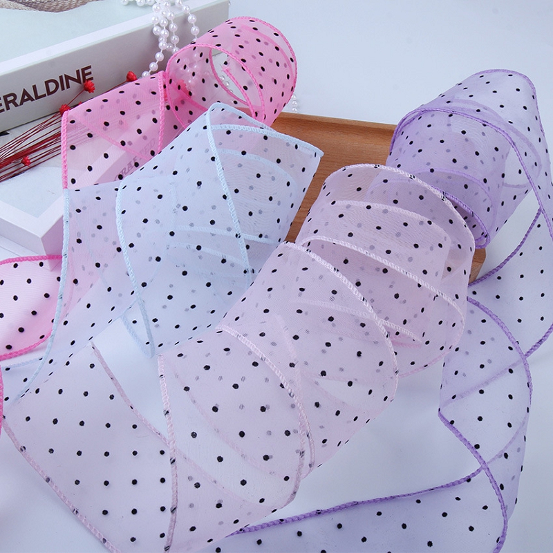50Yards Gauze with Dots Decora - Florist Supply Ribbon review and price