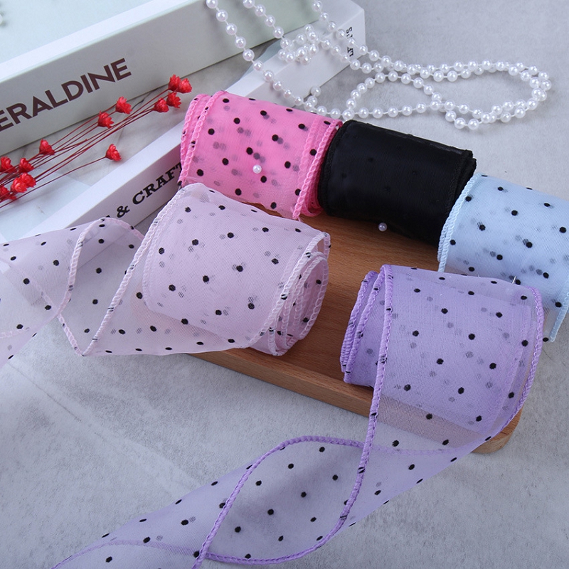 50Yards Gauze with Dots Decora - Florist Supply Ribbon review and price