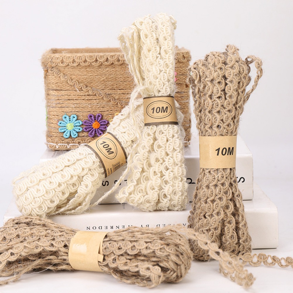 10m Lace Linen Ribbon DIY Bouq - Florist Supply Ribbon review and price