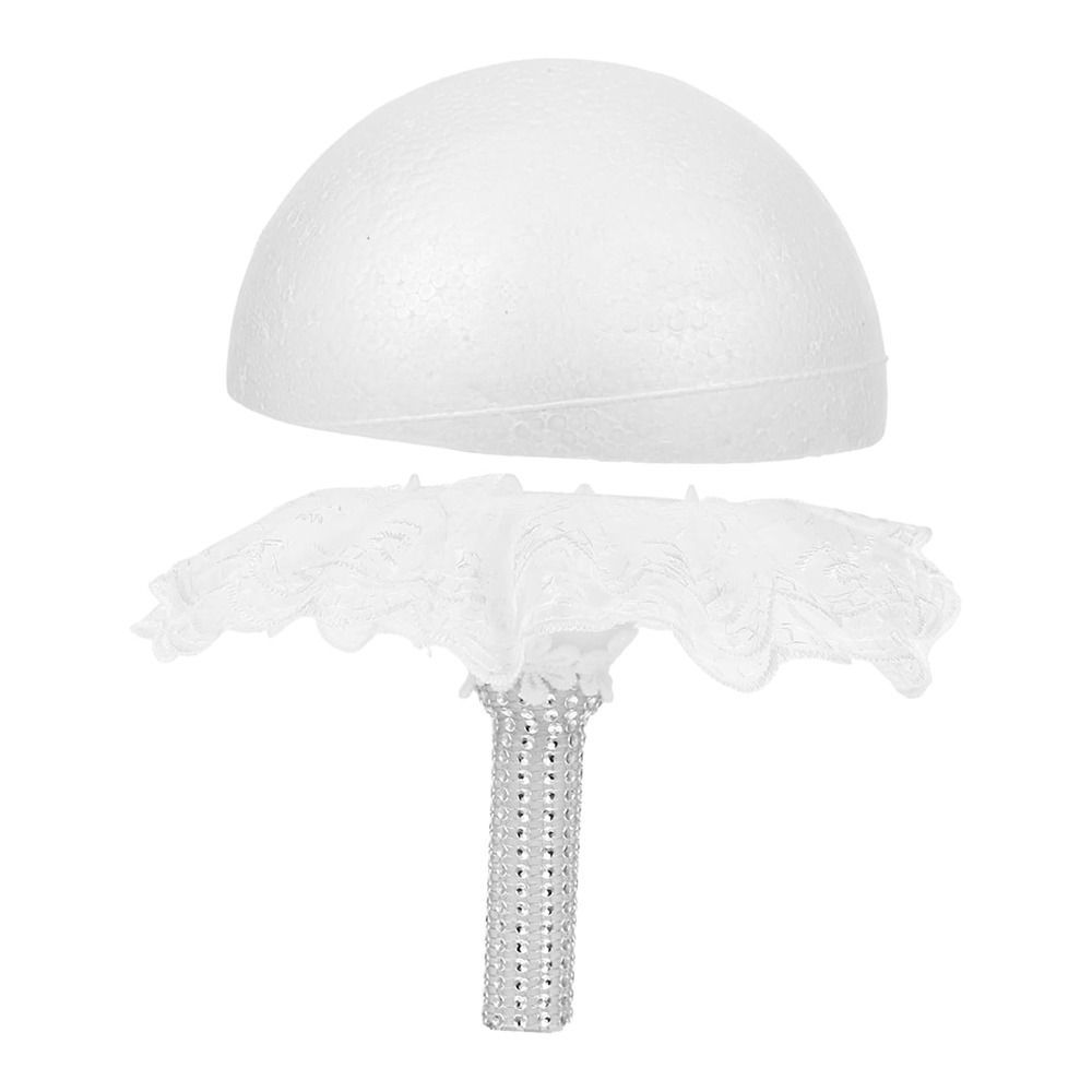Fashion White Lace Foam Bouque - Bouquet Holder Foam review and price